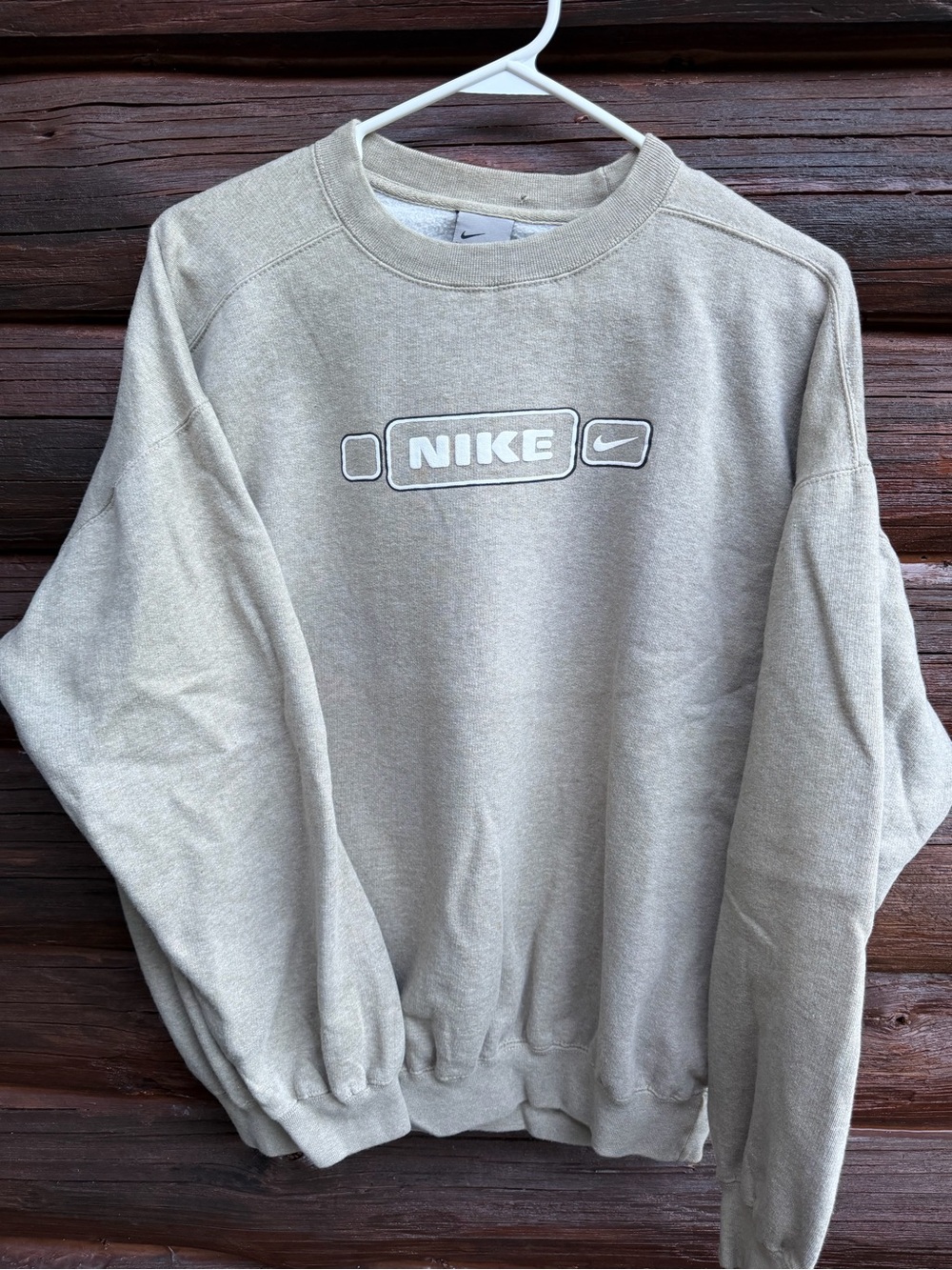 Vintage 90s Nike Crewneck Sweatshirt Men’s Size Large- Center Logo- Read